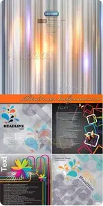 Abstract vector background set 90