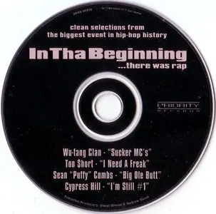VA - In Tha Beginning...there was rap (Clean Selections) (US promo CD5) (1997) {Priority} **[RE-UP]**