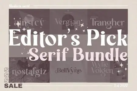 Editor's Pick Serif Bundle