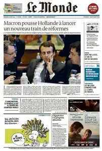 Le Monde du Vendredi 13 Mars 2015