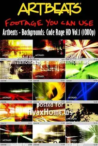 Artbeats Backgrounds: Code Rage HD Vol.1 (1080p)