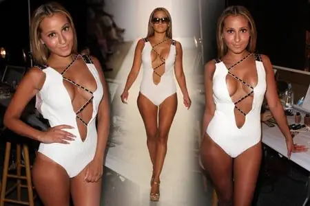 Adrienne Bailon - Have Faith Swimwear Show in Miami July 18, 2011