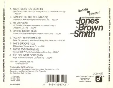 Hank Jones - Rockin' In Rhythm (1977)