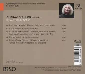 Simon Rattle, Symphonieorchester des Bayerschen Rundfunks - Gustav Mahler: Symphonie Nr. 7 (2025)