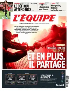L’equipe du Mercredi 24 Septembre 2025