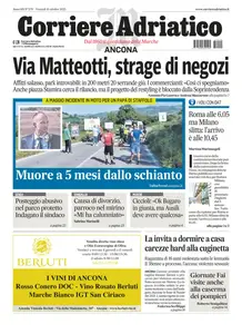 Corriere Adriatico Ancona - 10 Ottobre 2025