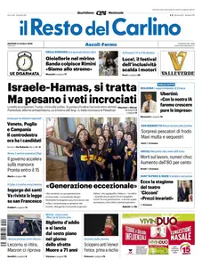 Il Resto del Carlino Ascoli Fermo - 9 Ottobre 2025