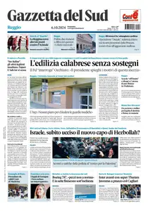 Gazzetta del Sud Reggio Calabria - 6 Ottobre 2024