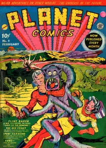 Planet Comics 002 Fiction House 1940 c2c paper now JVJon+Mark Bowen-BuilderBoy fills