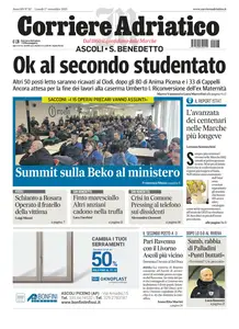 Corriere Adriatico Ascoli - 17 Novembre 2025