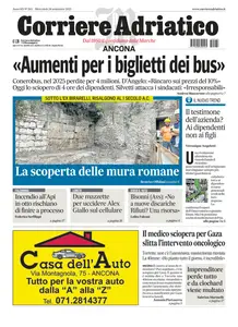 Corriere Adriatico Ancona - 24 Settembre 2025