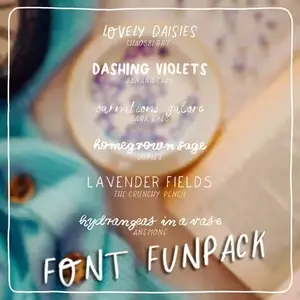 6 Mini Cozy Fonts Pack