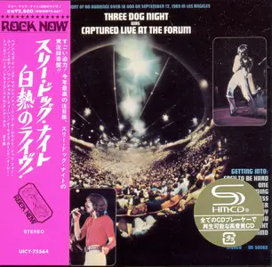 Three Dog Night - Captured Live At The Forum (1969) {2013, Japanese Limited Edition, Remastered} Repost