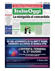 ItaliaOggi - 25 Giugno 2025