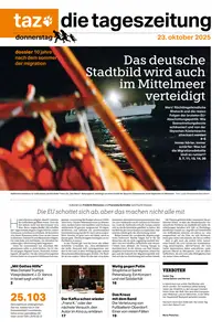 taz die tageszeitung - 23 Oktober 2025