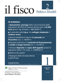 Il Fisco n. 1 del 2012 fascicolo 2