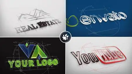 Architect Sketch Logo - Project for After Effects (VideoHive)