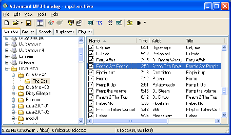 Advanced MP3 Catalog Pro v3.36