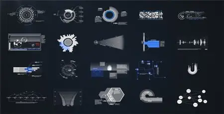 HUD & Infographic Elements - After Effects Project (Videohive)