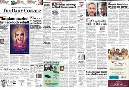 Kelowna Daily Courier – September 27, 2018