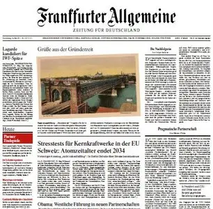 Frankfurter Allgemeine Zeitung vom 26 Mai 2011