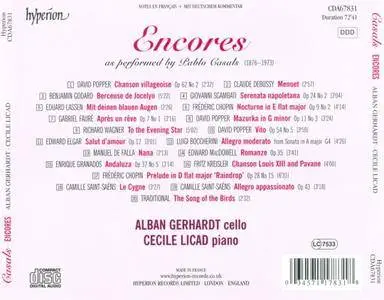 Alban Gerhardt, Cecile Licad - Casals: Encores (2011) (Repost)
