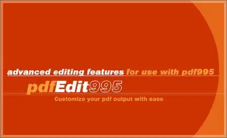 Pdf995 pdfEdit995 20.0