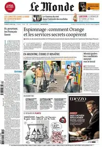 Le Monde & Suppléments du Vendredi 21 Mars 2014