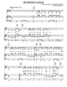 Burning gold - Christina Perri (Piano-Vocal-Guitar)