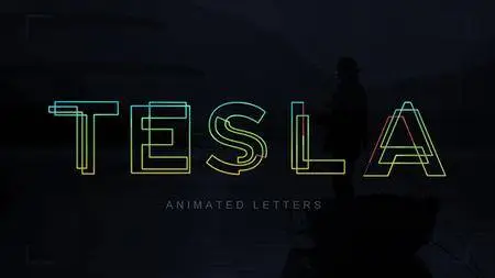 Tesla Animated Letters - Project for After Effects (VideoHive)