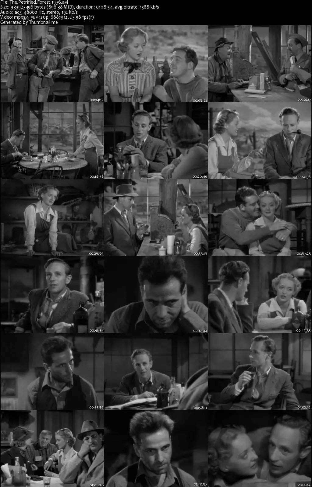 The Petrified Forest (1936)