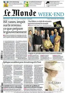 Le Monde et Suppléments du Samedi 25 Aout 2012