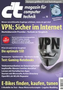 ct Magazin für Computertechnik No 18 vom 14 August 2021