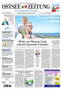 Ostsee Zeitung Grevesmühlener Zeitung - 24. September 2019