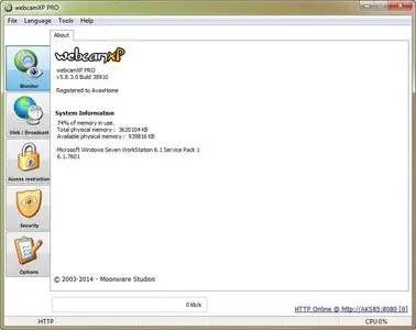 WebcamXP Pro 5.8.3.0 Build 38910
