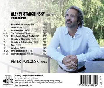 Peter Jablonski - Alexey Stanchinsky: Piano Works (2021)