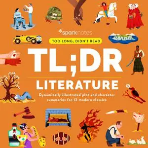 TL;DR Literature: Dynamically Illustrated Plot and Character Summaries for 13 Modern Classics (Too Long; Didn't Read)