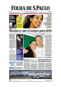 Jornal Folha de São Paulo - 6 de outubro de 2013 - Domingo