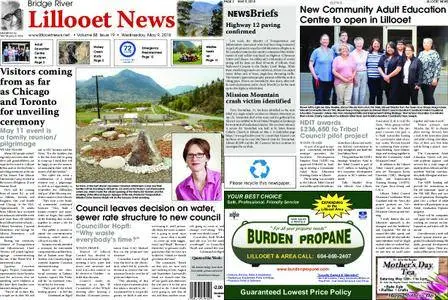 Bridge River Lillooet News – May 09, 2018