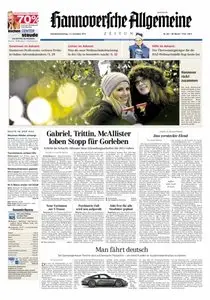 Hannoversche Allgemeine Zeitung - 01.12.2012