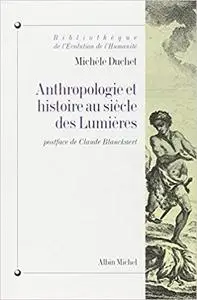 Anthropologie et histoire au siècle des Lumières