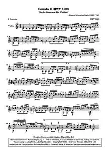 BachJS - BWV 1003 Andante