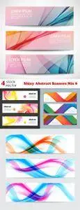 Vectors - Shiny Abstract Banners Mix 8