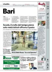 la Repubblica Bari - 24 Ottobre 2018