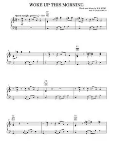 Woke up this morning - B.B. King (Piano-Vocal-Guitar)