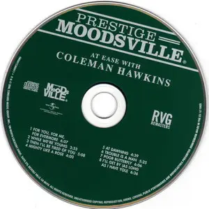 Coleman Hawkins - At Ease With Coleman Hawkins (1960) {2006 Prestige RVG Remasters Series}