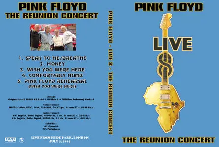 Pink Floyd - The Reunion Concert:: Live 8 (DVD-Video Audio Demux - AC3 2.0 48/16) (2005)
