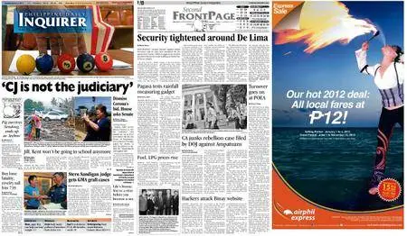 Philippine Daily Inquirer – January 03, 2012