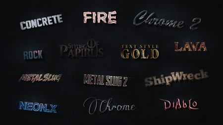 3D Text Styles Cinematic Trailer ToolKit - Project for After Effects (VideoHive)