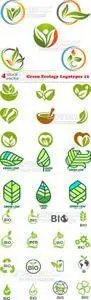 Vectors - Green Ecology Logotypes 12